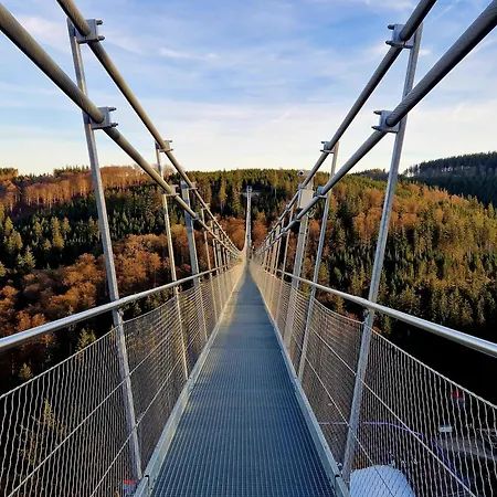 Tannenherz Mit Balkon & Bergblick & Naehe Hillebachsee & 2 Schlafzimmer Apartman *