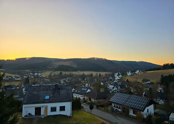 Tannenherz Mit Balkon & Bergblick & Naehe Hillebachsee & 2 Schlafzimmer Apartment Winterberg