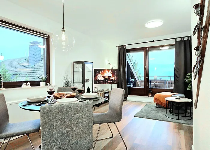 Tannenherz Mit Balkon & Bergblick & Naehe Hillebachsee & 2 Schlafzimmer Apartment *