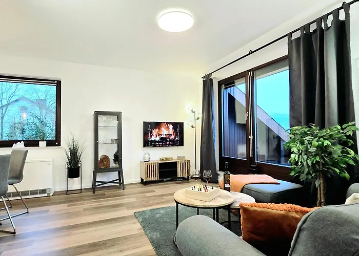 아파트 Tannenherz Mit Balkon & Bergblick & Naehe Hillebachsee & 2 Schlafzimmer 빈터베르크