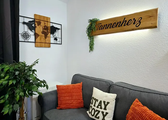 아파트 Tannenherz Mit Balkon & Bergblick & Naehe Hillebachsee & 2 Schlafzimmer