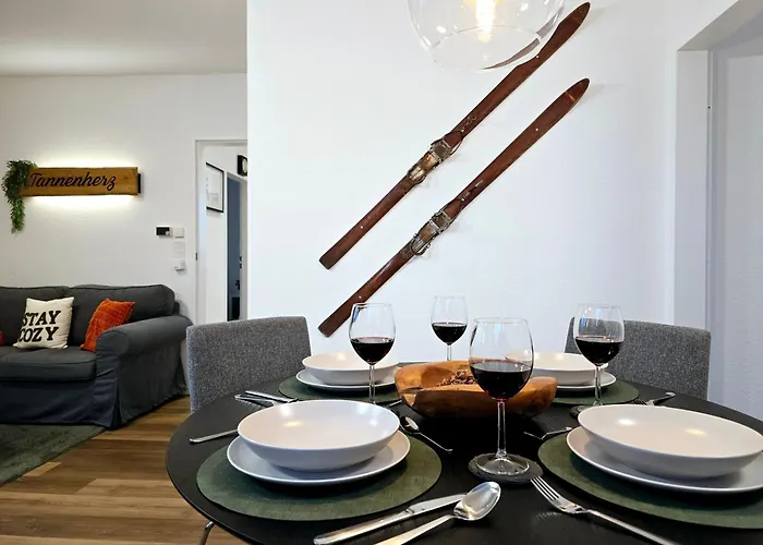 Tannenherz Mit Balkon & Bergblick & Naehe Hillebachsee & 2 Schlafzimmer Apartment Winterberg