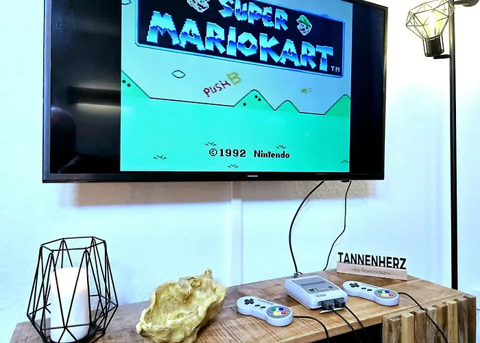 Tannenherz Mit Balkon & Bergblick & Naehe Hillebachsee & 2 Schlafzimmer 아파트